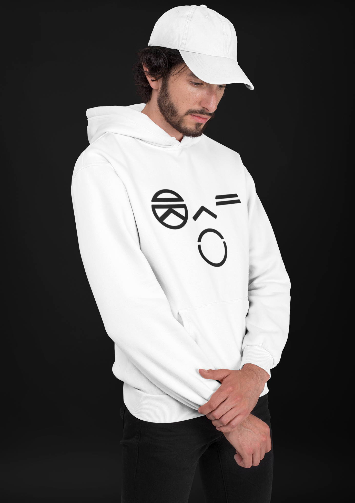 DISTRY Face Hoodie